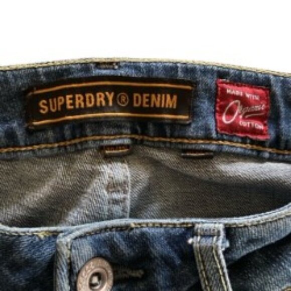 Superdry Denim Organic Cotton Slim Jeans 30/30 - Picture 2 of 4